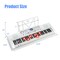 61-Key Portable Multi-functional Electronic Piano Keyboard with 2 Power Supply Modes
